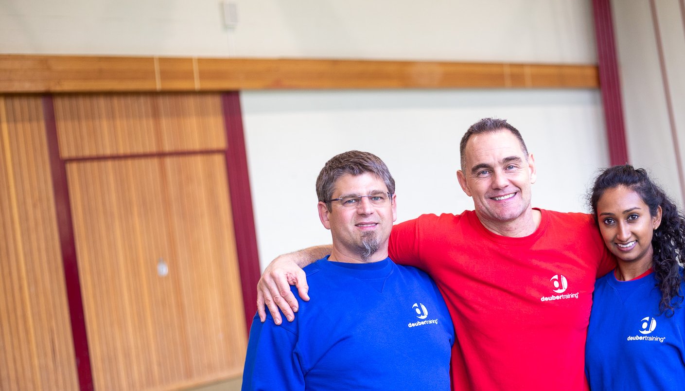 Eine Teamfoto von den 3 Coaches von deubertraining