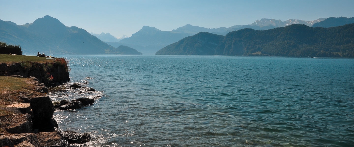 Seeanstoss in Weggis am Vierwaldstättersee